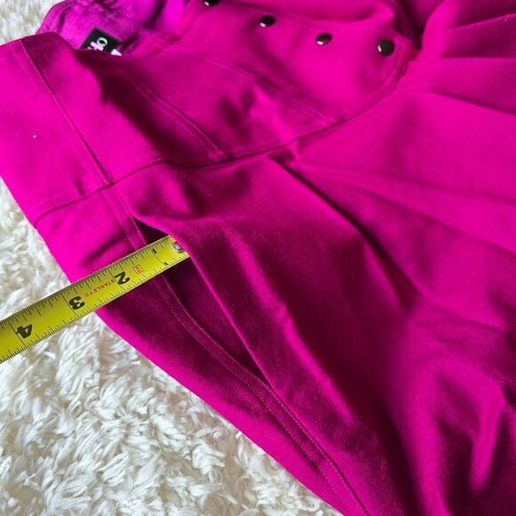 JOSEPHHO Womens 100% Wool Magenta Midi Skirt Size 10 Western Vintage - Picture 11 of 11